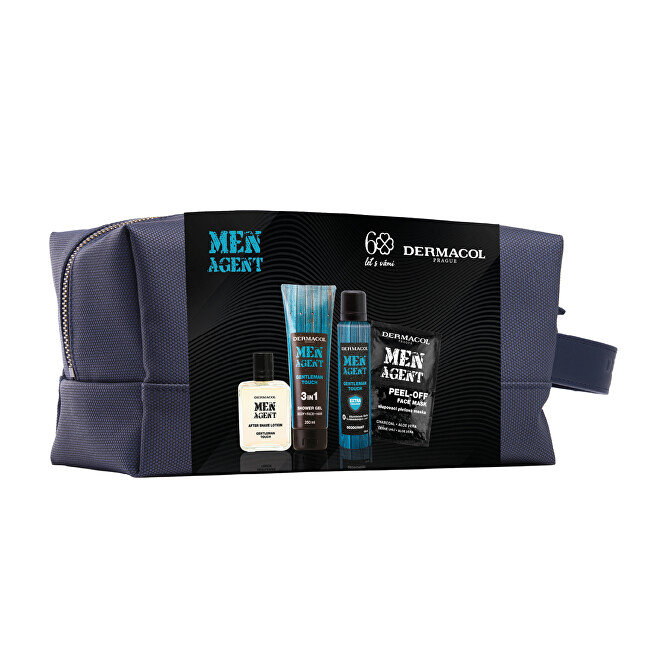 Dermacol Men Agent Gentleman Touch Set Gift Set balzamas po skutimosi