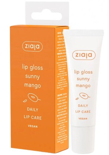 Ziaja Lip gloss Sunny Mango Lip Care Lūpų blizgesis Moterims