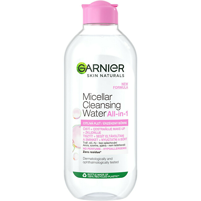 Garnier Micellar water for sensitive skin (Solution Micellaire) 400ml makiažo valiklis