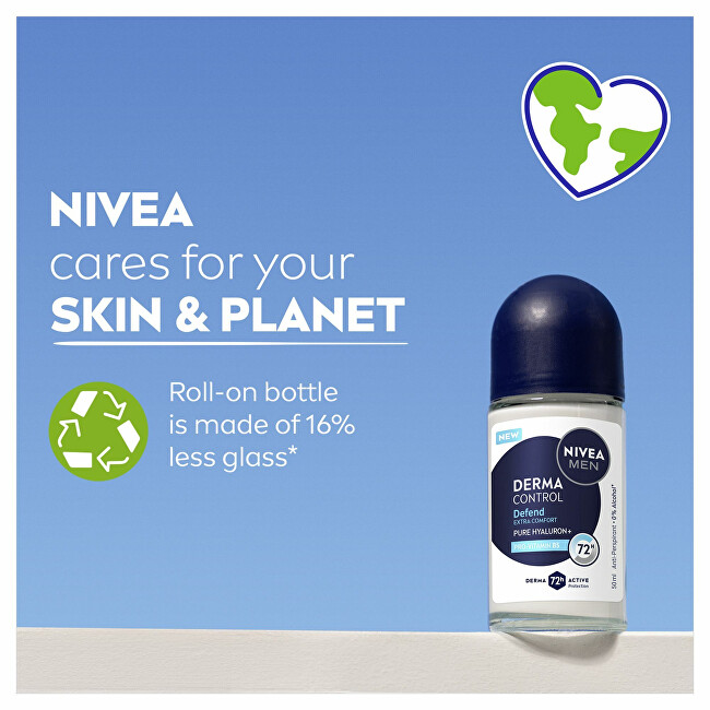 Nivea Roll-on antiperspirant for men Men Derma Control Defend (Antiperspirant) 50 ml 50ml dezodorantas