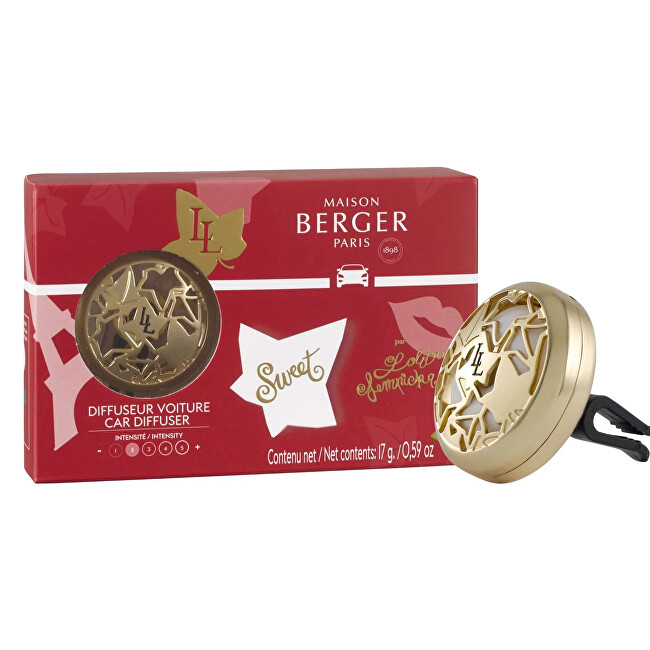 Maison Berger Paris Gift set car diffuser gold + Lolita Lempicka Sweet refill Unisex