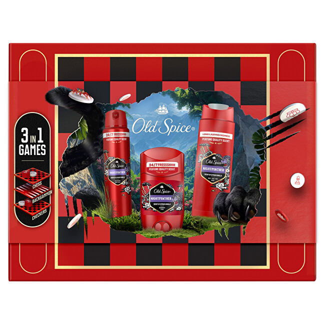 Old Spice Nightpanther Body Care Gift Set Vyrams