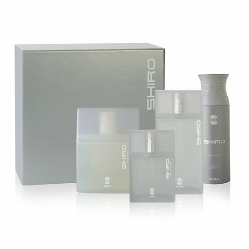 Ajmal Shiro - EDP ​​90 ml + shower gel 225 ml + deodorant 200 ml + cologne 50 ml 90ml NI&Scaron;INIAI Shiro - EDP ​​90 ml + shower gel 225 ml + deodorant 200 ml + cologne 50 ml Kvepalai Vyrams Rinkinys