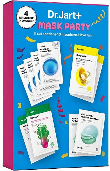 Dr.jart+ Mask Party Set - D&aacute;rkov&aacute; sada Drėkinamasis veido kremas Moterims