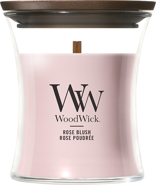 WoodWick Scented candle vase small Rose Blush 85 g kvepianti žvakė