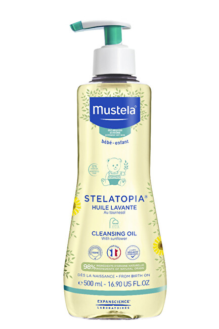 Mustela Baby shower and bath oil for extremely dry and atopic skin Stelatopia ( Clean sing Oil) 500 ml 500ml Vaikams