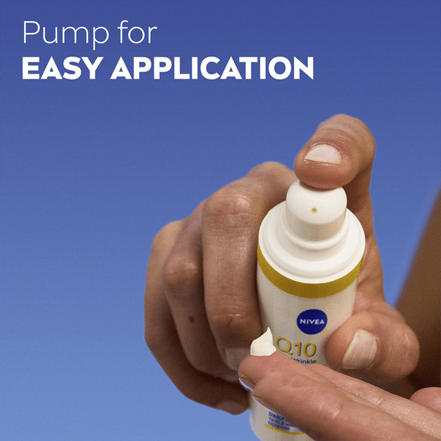 Nivea Daily Facial Fluid SPF 50 Q10 Anti-Wrinkle Expert (Daily UV Fluid) 40 ml 40ml vietinės priežiūros priemonė