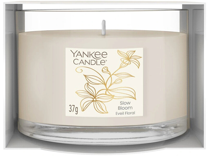Yankee Candle Little Luxuries Slow Bloom Glass Votive Candle Kvepianti žvakė Moterims