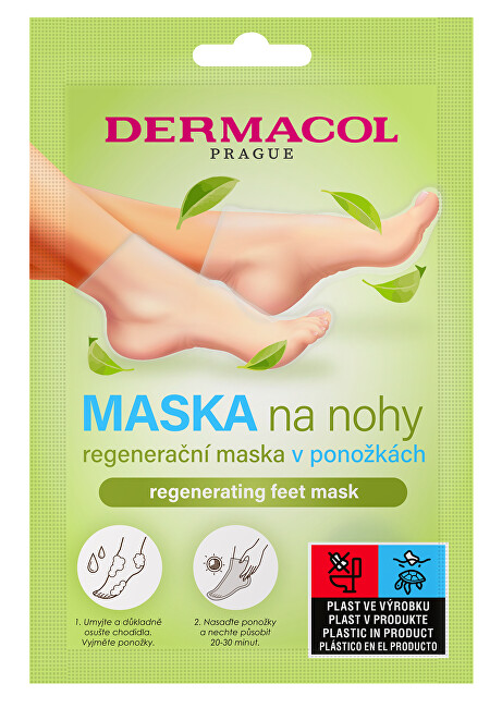 Dermacol Regenerating feet mask in socks (Regenerating Feet Mask) Moterims