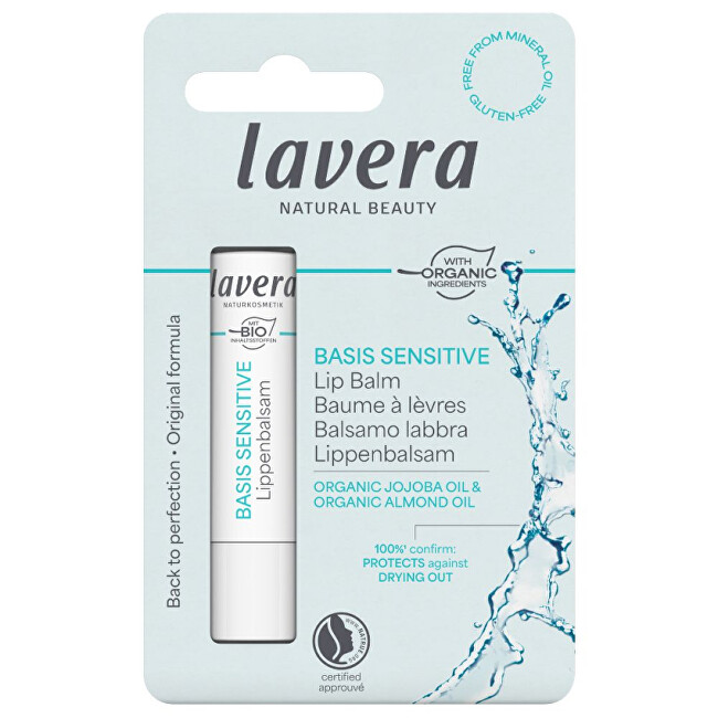 Lavera Basis Lip Balm SENSITIVE 4.5g lūpų balzamas