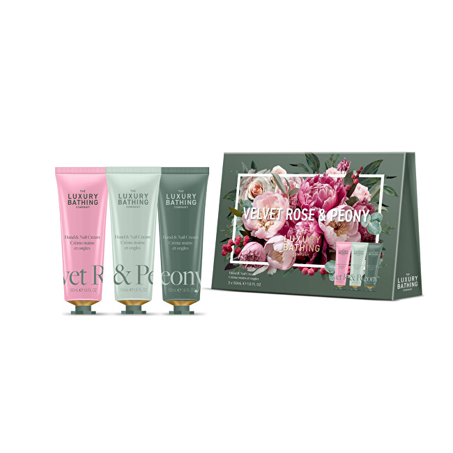 Grace Cole Rose & Peony Hand Cream Gift Set 3 pcs Moterims