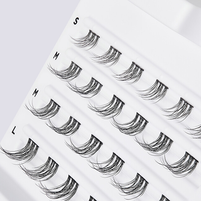 Kiss Falscara False Eyelashes (Multipack) 07 24 pcs dirbtinės blakstienos