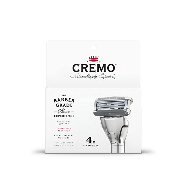 Cremo The Barber Grade replacement heads 4 pcs Vyrams