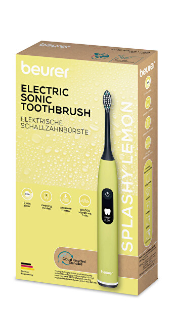 Beurer Sonic Electric Toothbrush SC50 - Splashy Lemon dantų &scaron;epetėlis