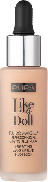 PUPA Milano Liquid makeup SPF 15 Like A Doll (Perfecting Make-Up Fluid) 30 ml 040 Medium Beige Moterims