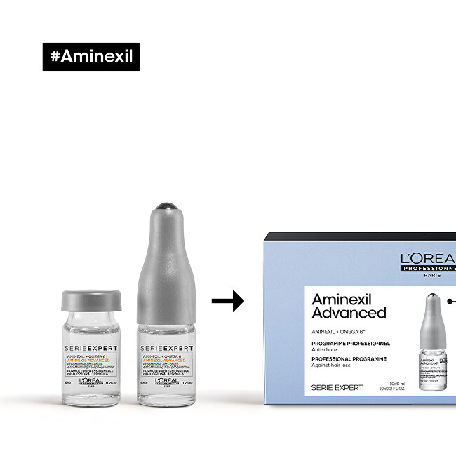 L&acute;Or&eacute;al Professionnel Anti-hair loss program Expert Aminexil Advanced Series 42 x 6 ml 6ml atstatomoji plaukų priežiūros priemonė