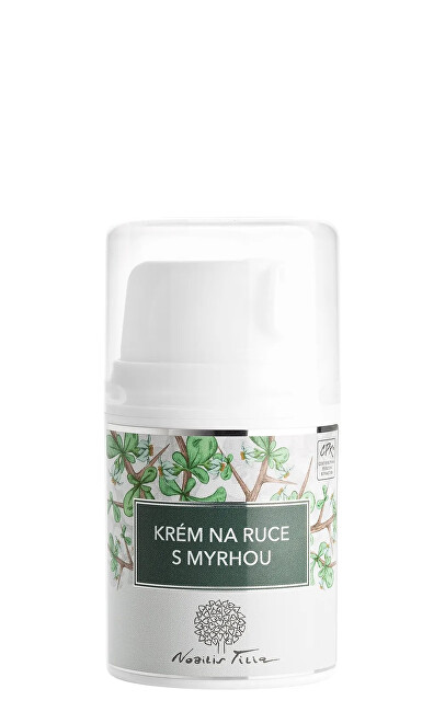Nobilis Tilia Hand cream with myrrh 50 ml 50ml rankų kremas