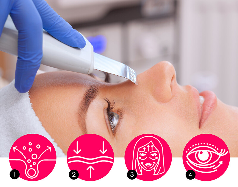 BeautyRelax Ultrasonic spatula Peel & Lift Premium white BR-1530 veido valymo prietaisas