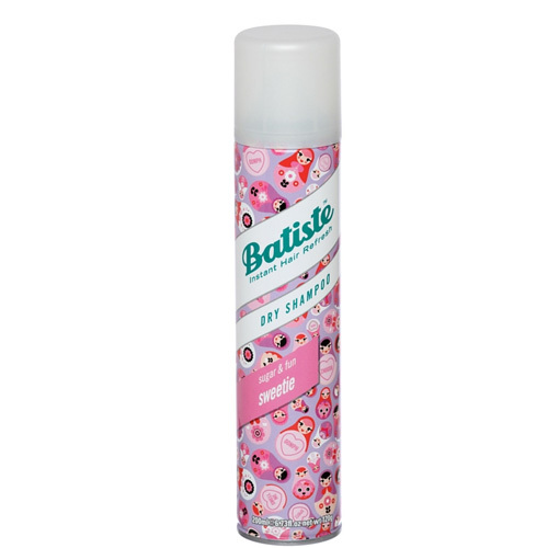 Batiste Dry hair shampoo with the scent cukrátek (Dry Shampoo Sweetie) 200ml šampūnas