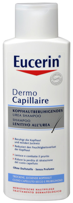 Eucerin Shampoo for dry skin Dermocapillaire 5% Urea 250 ml 250ml Unisex