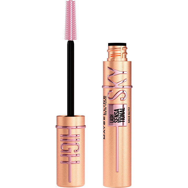 Maybelline Mascara Lash Sensational Sky High Rosegold Glitz 7.5 ml Black Moterims