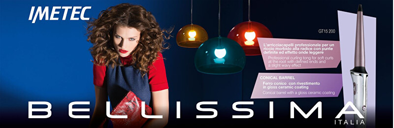 Bellissima Professional conical hair curler 11424 GT15 200 Imetec plaukų garbanų formavimo įrankis