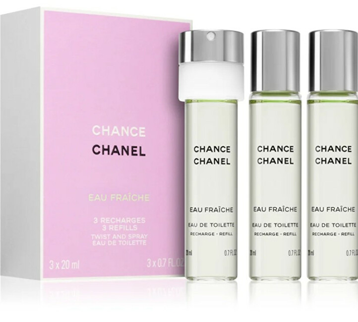 Chanel Chance Eau Fraiche - EDT cartridge (3 x 20 ml) 60ml Moterims EDT