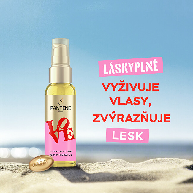 Pantene Hair oil Love Pro-V Keratin Protect Oil 100 ml 100ml &scaron;ampūnas
