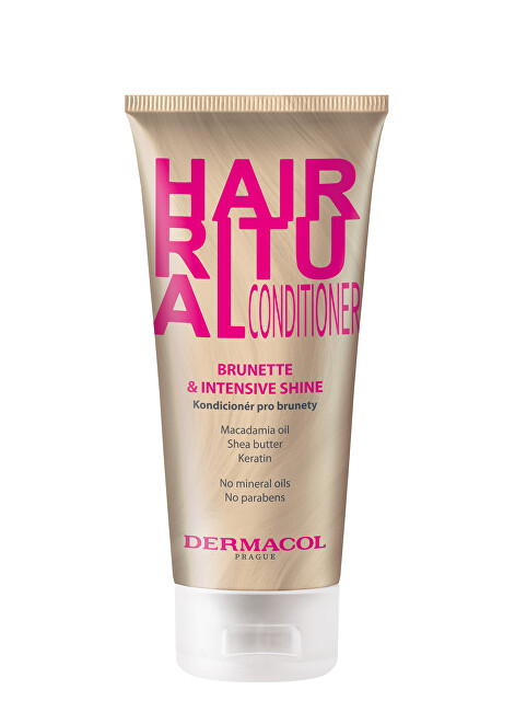 Dermacol Hair Ritual (Brunette & Intensive Shine Conditioner) 200 ml 200ml plaukų balzamas