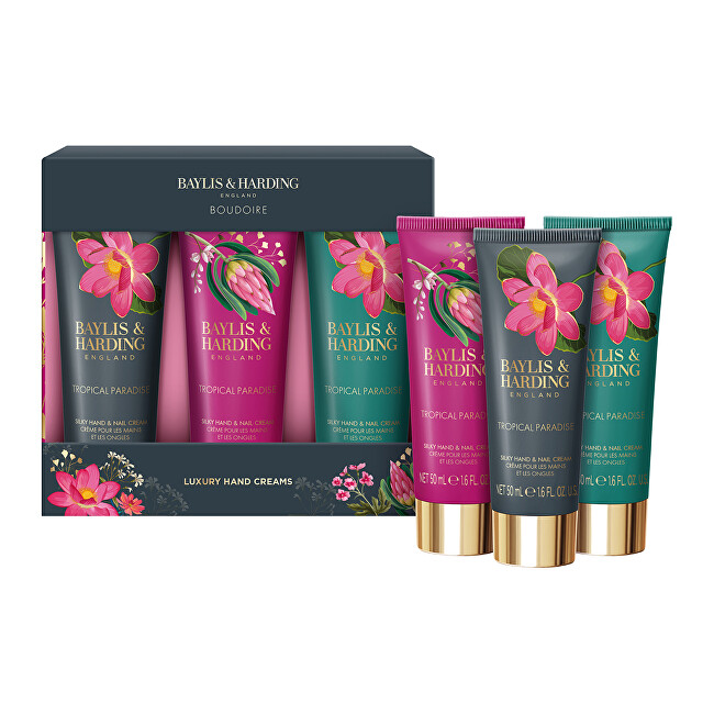 Baylis & Harding Boudoire Gift Set - Tropical Paradise 3 &times; 50 ml 50ml Moterims