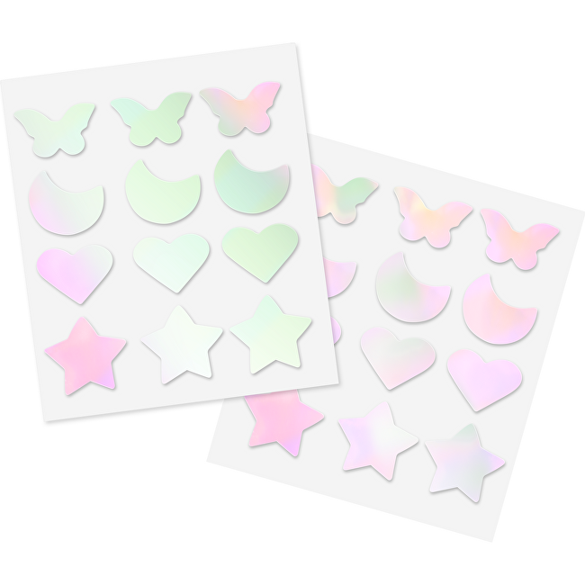 Essence Spot Squad Holo 10 Simple Patches 24 pcs vietinės priežiūros priemonė