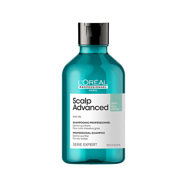 L´Oréal Professionnel Cleansing shampoo for oily scalp Scalp Advanced (Anti Oiliness Dermo Purifier Shampoo) 300ml Moterims