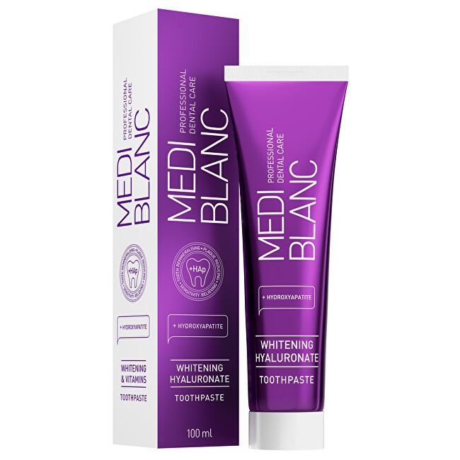 MEDIBLANC Whitening toothpaste with sodium hyaluronate 100ml Unisex