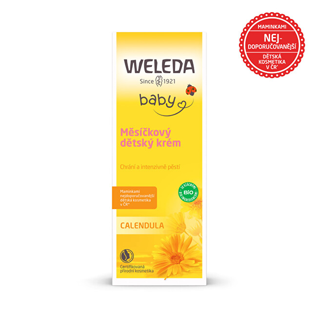 Weleda Calendula Baby Cream for the face and body 75 ml 75ml Vaikams