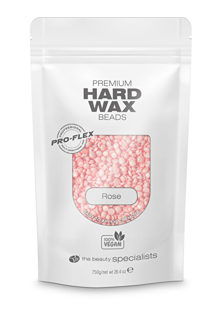 Rio-Beauty Depilatory wax beads Rose Premium Hard Wax Beads 750g priemonės depiliacijai