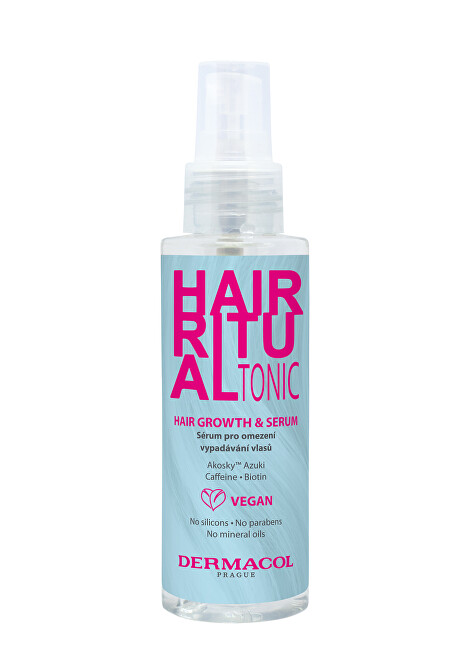 Dermacol Hair Ritual ( Hair Growth & Serum) 100 ml 100ml atstatomoji plaukų priežiūros priemonė