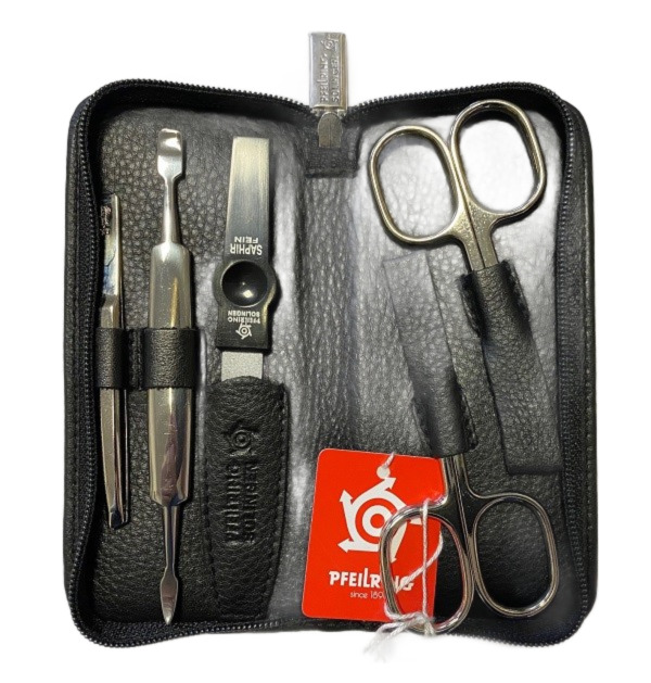 Pfeilring Solingen Manicure set 5 pieces Pfeilring Original black Manikiūro priemonė
