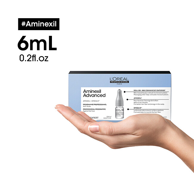 L&acute;Or&eacute;al Professionnel Anti-hair loss program Expert Aminexil Advanced Series 42 x 6 ml 6ml atstatomoji plaukų priežiūros priemonė