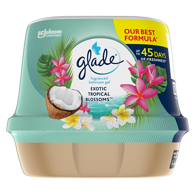 Glade Exotic Tropical Blossoms Scented Bath Gel 180 g namų kvapas