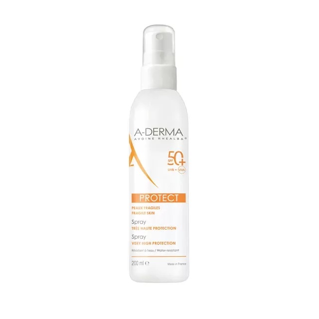 A-Derma Spray for tanning SPF 50+ (Protect Sun Spray) 200 ml 200ml Unisex