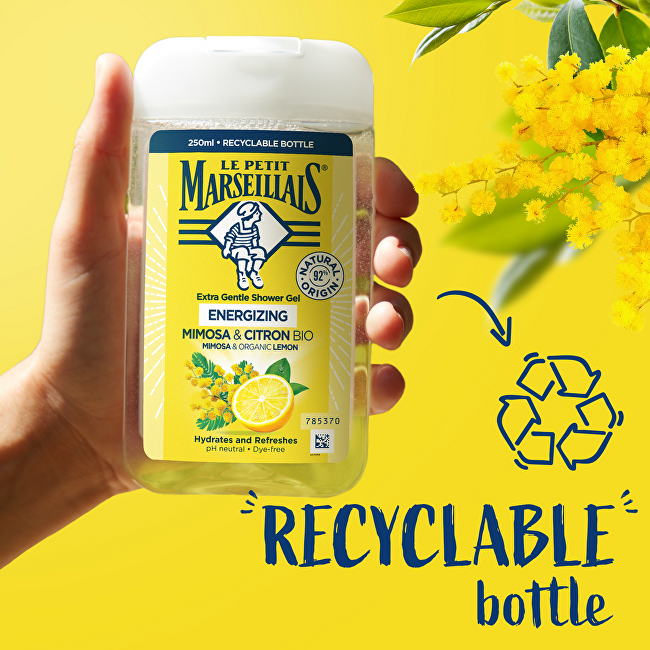 Le Petit Marseillais Shower gel Mimosa & Bio Lemon Shower Gel 250ml Moterims