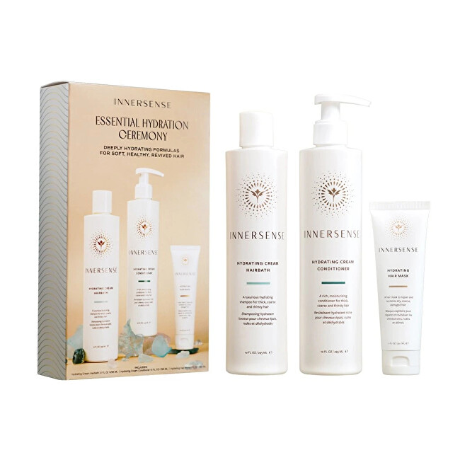 Innersense Essential Hydration Ceremony hair care gift set Moterims