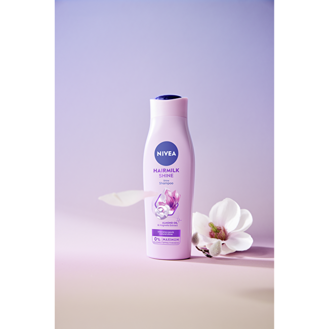 Nivea Hairmilk Shine Shampoo 250ml &scaron;ampūnas