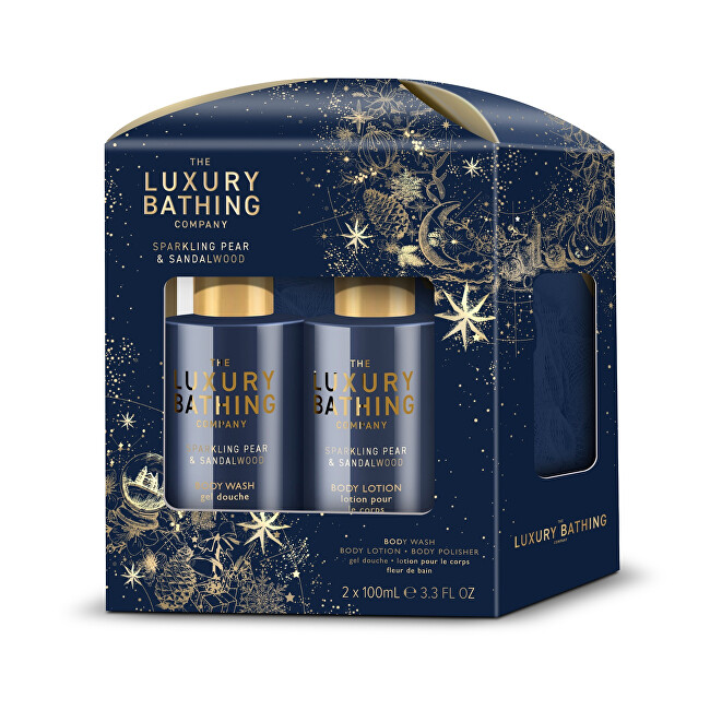 Grace Cole Sparkling Pear Shower Set ( Hru&scaron;ka & Santalov&eacute; dřevo ) - D&aacute;rkov&aacute; sada p&eacute;če o tělo ( 3 ks ) Vonios ir du&scaron;o priemonė Moterims