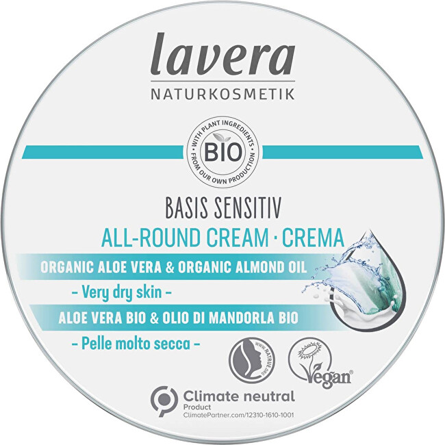 Lavera Basis Sensitiv Intensive Body Cream (All-Round Cream) 150 ml 150ml Unisex