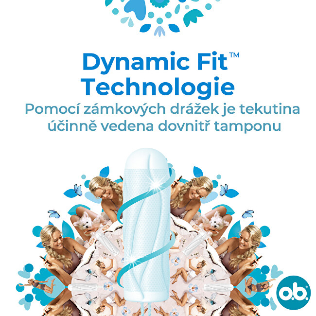 o.b. Super tampons ProComfort 54 pcs Intymios higienos priemonė