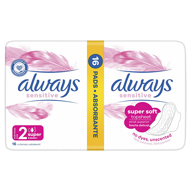 Always Ultra Sensitive Super Duo sanitary napkins 16 pcs Moterims