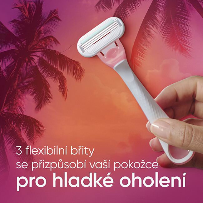 Gillette Venus Smooth Miami disposable razors 6 pcs skustuvas