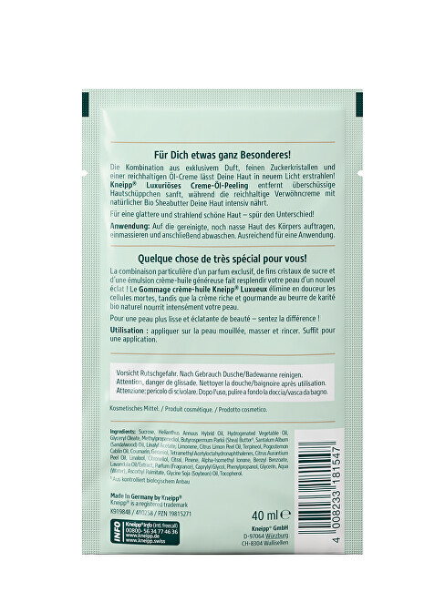Kneipp Luxurious shea butter scrub 40 ml 40ml Moterims