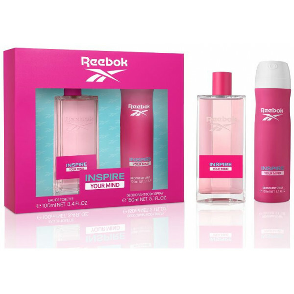 Reebok Inspire Your Mind For Women - EDT 100 ml + deodorant ve spreji 150 ml 100ml Inspire Your Mind For Women - EDT 100 ml + deodorant ve spreji 150 ml Moterims Rinkinys